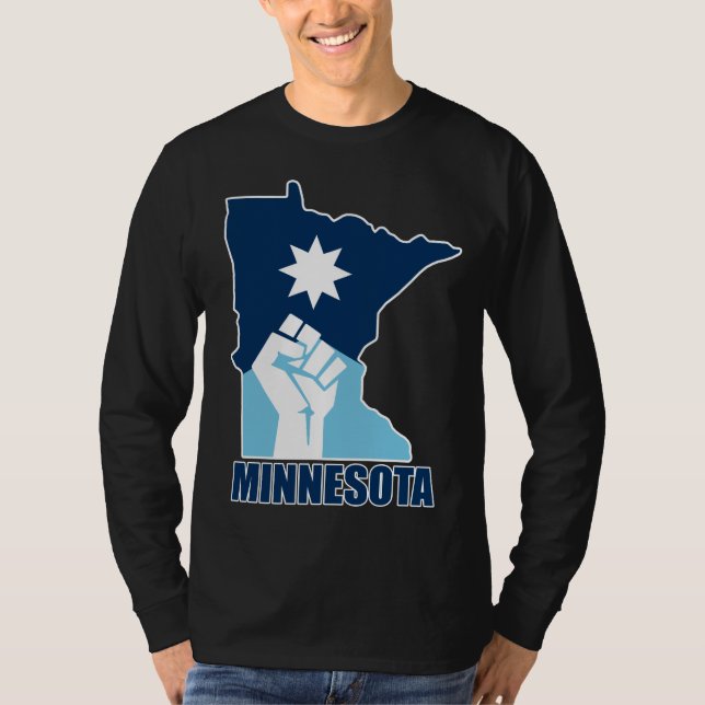 T-shirt Résister Poing Levant Minnesota (Devant)
