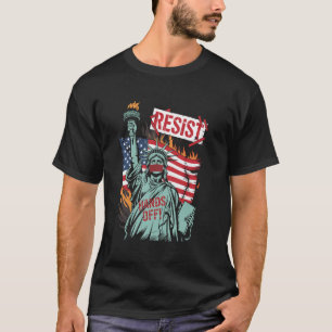 T-shirt Résister Résistance Statue de la Liberté Mainmise