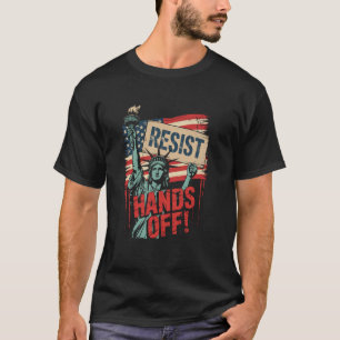 T-shirt Résister Résistance Statue de la Liberté Mainmise