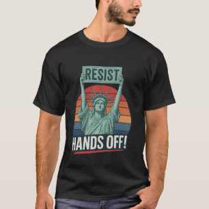 T-shirt Résister Résistance Statue de la Liberté Mainmise