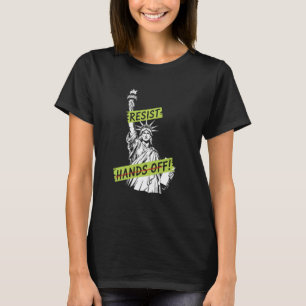 T-shirt Résister Résistance Statue de la Liberté Touche Pa