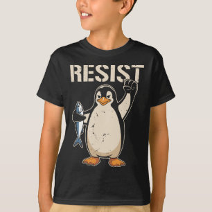 T-shirt Résistez à l'activisme des pingouins Femmes Hommes