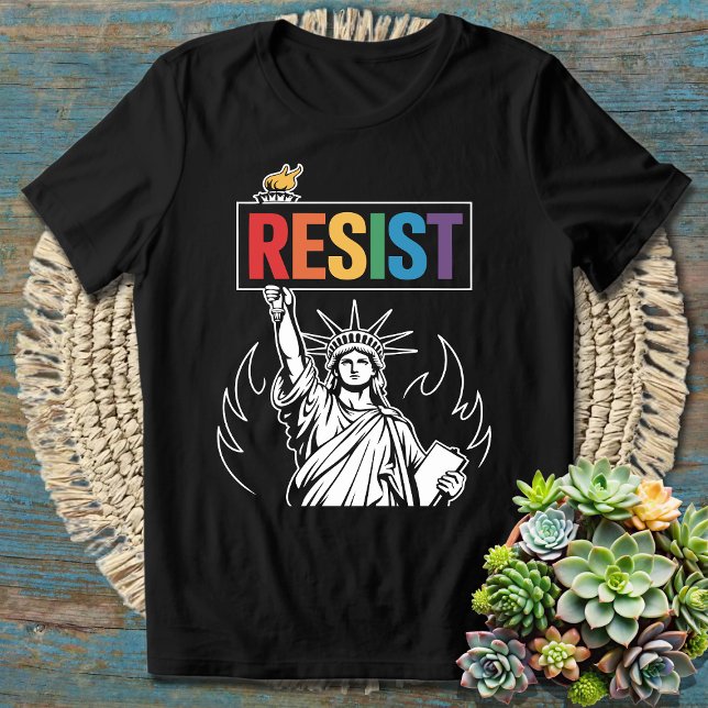 T-shirt Résistez à Lady Liberty (Créateur téléchargé)