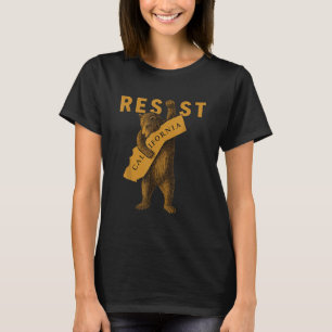 T-shirt Résistez à l'ours de Californie 