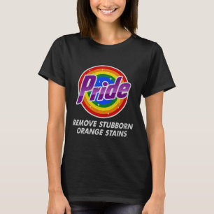 T-shirt Résistez à Trump Enlevez les Taches Orange Tenaces
