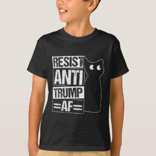 T-shirt Résistez Anti Trump Af Anti Trump Résistez