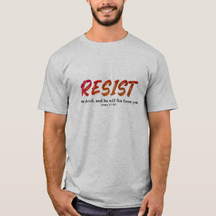 T-shirt Résistez au diable