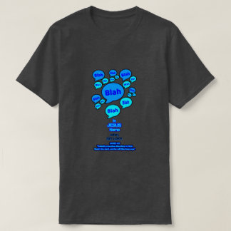 T-shirt Résistez au diable - Logo Bleu