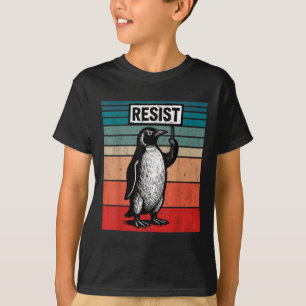 T-shirt Résistez Aux Penguins Contre Les Tarifs Trump Drôl