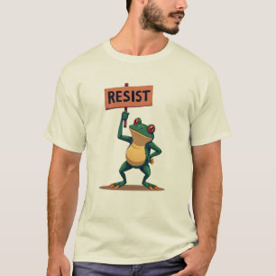 T-shirt Résistez Grenouille – Tenez-vous debout pour ce qu