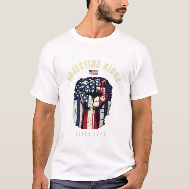T-shirt Résistez : Pas de rois (Devant)