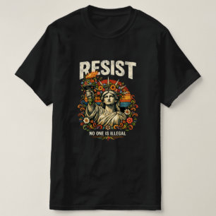 T-shirt Résistez : "Personne n'est illégal"