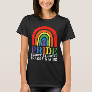 T-shirt Résistez Trump Enlevez Taches Orange Tenaces Fiert