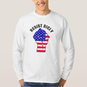 T-shirt Résistez vigoureusement   Anti-Trump