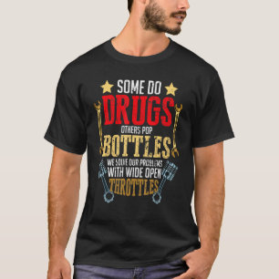 T-shirt Résolvez nos problèmes Larges Bouteilles Ouvert Mé