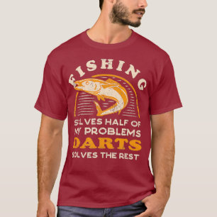 T-shirt Résoudre La Moitié De Mes Problèmes Pêcher Les