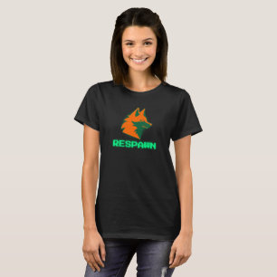 T-shirt RESPAWN – Logo de Neon Gamer Fox