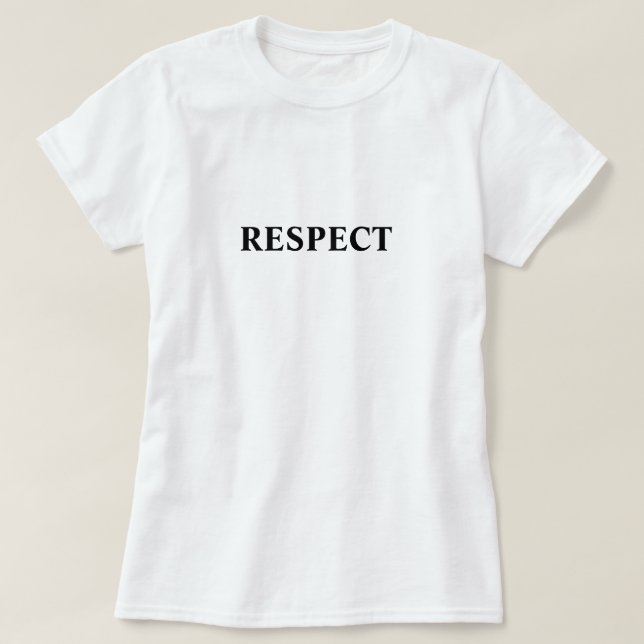 T-SHIRT RESPECT (Design devant)