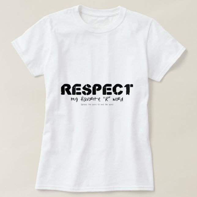 T-shirt Respect (Design devant)
