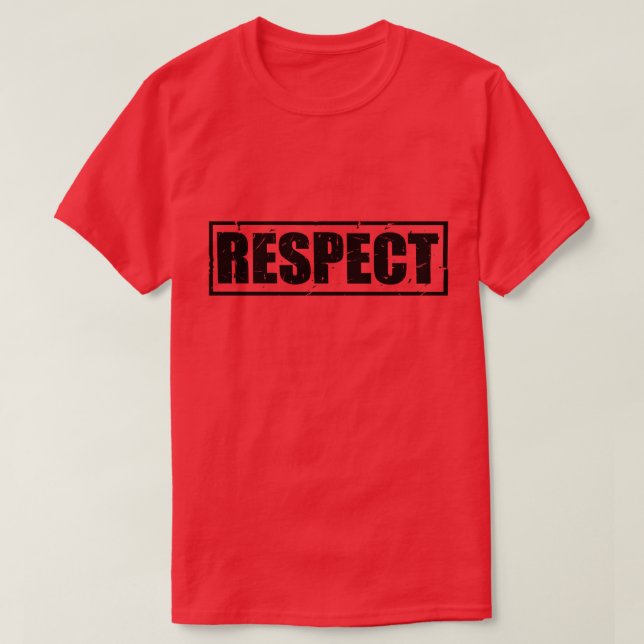 T-shirt Respect fou pour le Hip-Hop (Design devant)