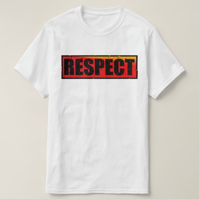 T-shirt Respect fou pour le HipHop (Design devant)