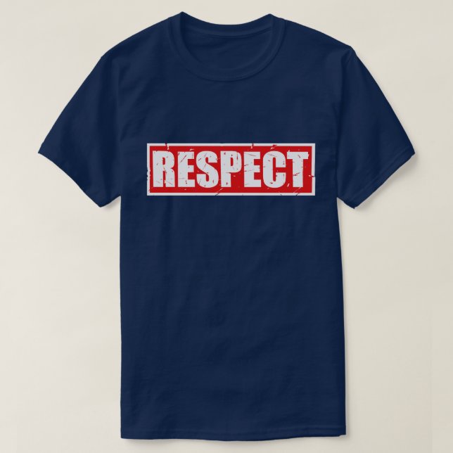 T-shirt Respect total pour le HipHop (Design devant)