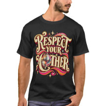 Respect Your Mother 70s Groovy Y2K Retro Mom
