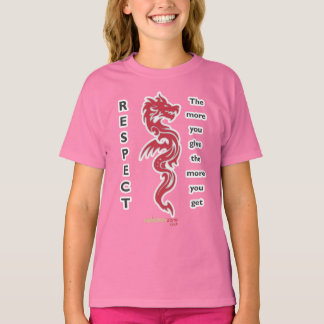 T-shirt Respecte Filles Dragon