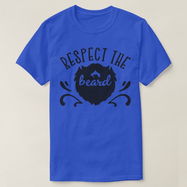 T-shirt Respecte La Barbe J'Aime Sa Barbe (Design devant)