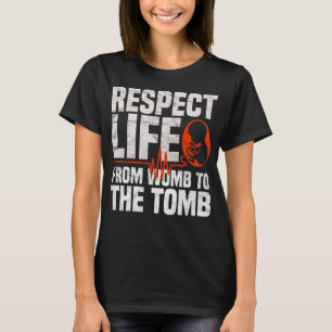 T-shirt Respecter la vie Anti-avortement