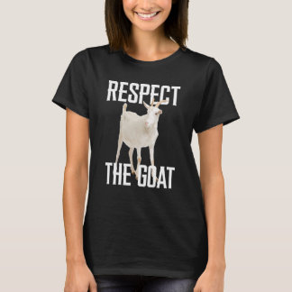 T-shirt Respecter L'Animal De La Chèvre Pour La Chèvre