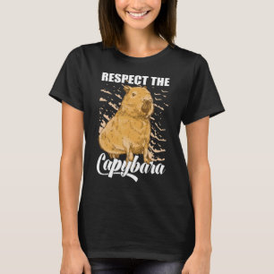 T-shirt Respecter Le Capybara Cute Capybara Propriétaires
