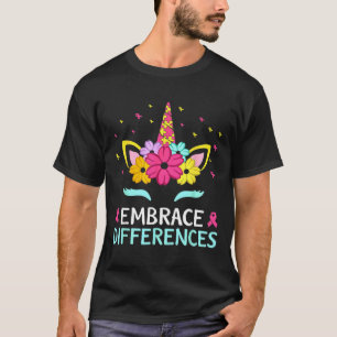 T-shirt Respecter les différences Sensibilisation sur l'au