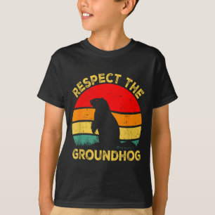 T-shirt Respecter les rongeurs de la marmotte Mignon Vinta