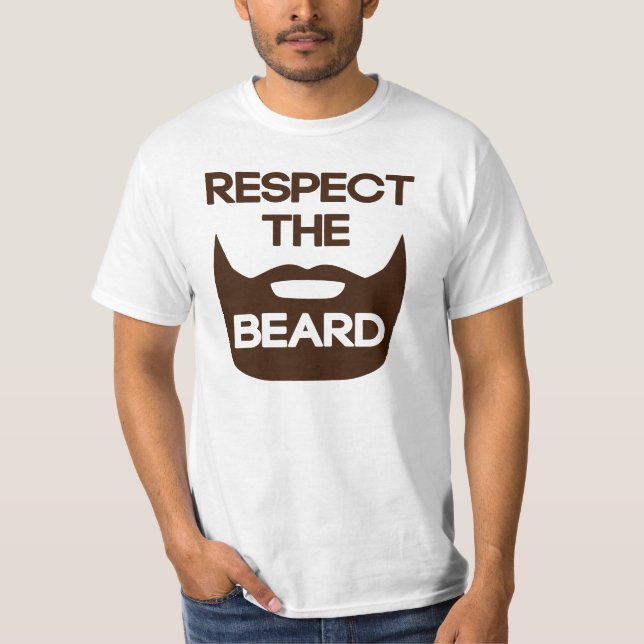 T-shirt Respectez la barbe (Devant)