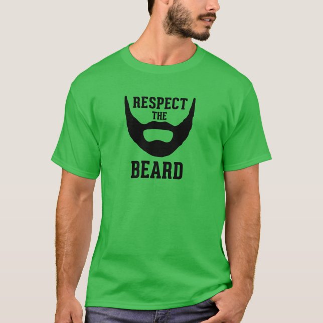 T-shirt Respectez la barbe (Devant)