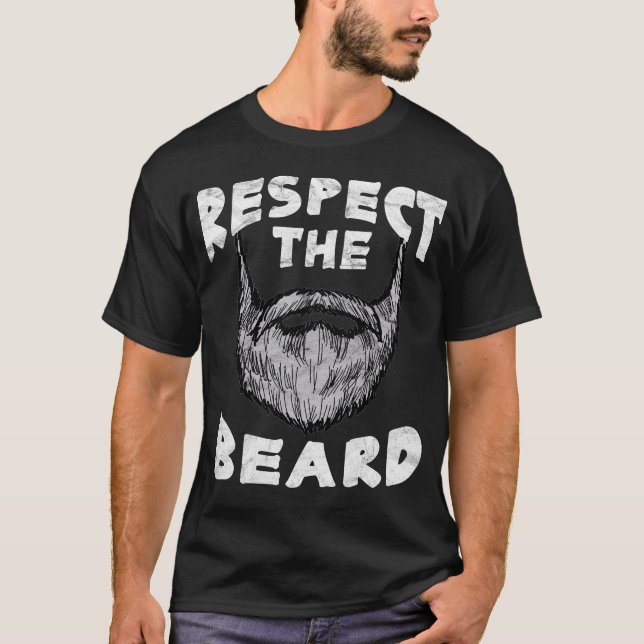 T-shirt Respectez la barbe (Devant)