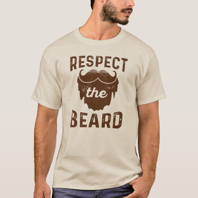 T-shirt Respectez La Barbe (Devant)