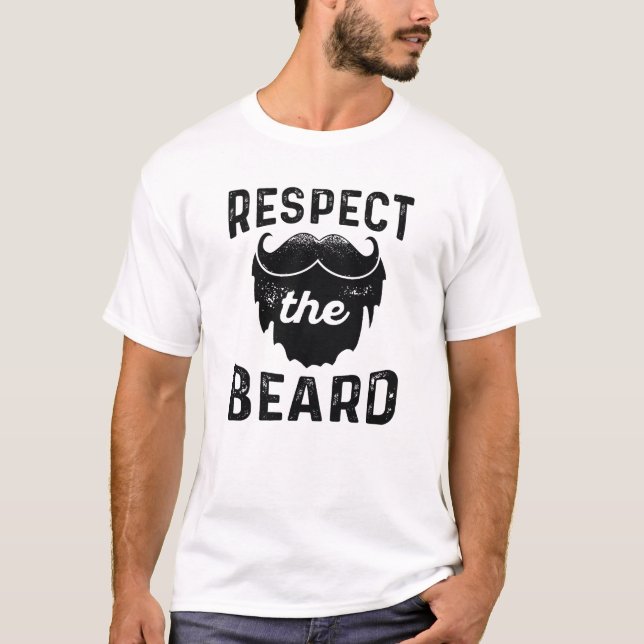 T-shirt Respectez La Barbe (Devant)