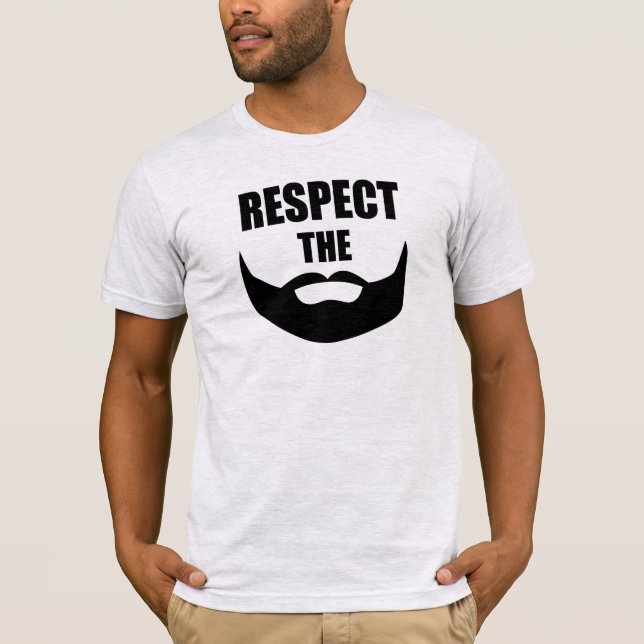 T-shirt Respectez la barbe (Devant)