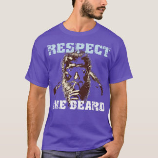 T-shirt Respectez la barbe Journée mondiale de la barbe