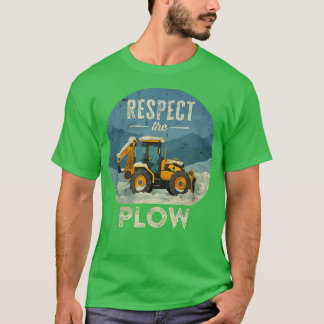 T-shirt Respectez la charrue Drôle de conducteur de chasse