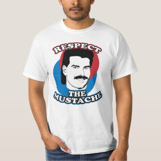 T-shirt Respectez la chemise de moustache