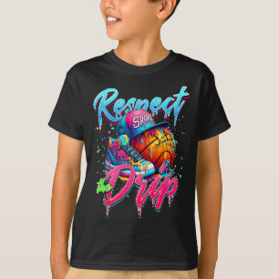 T-shirt Respectez La Déchets De Basketball Glace Cream Dri