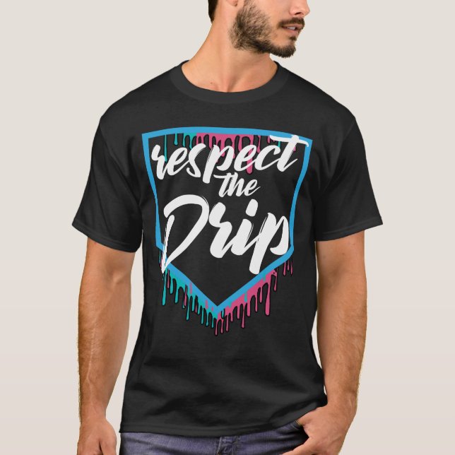 T-shirt Respectez La Drip Baseball Drip Drip (Devant)