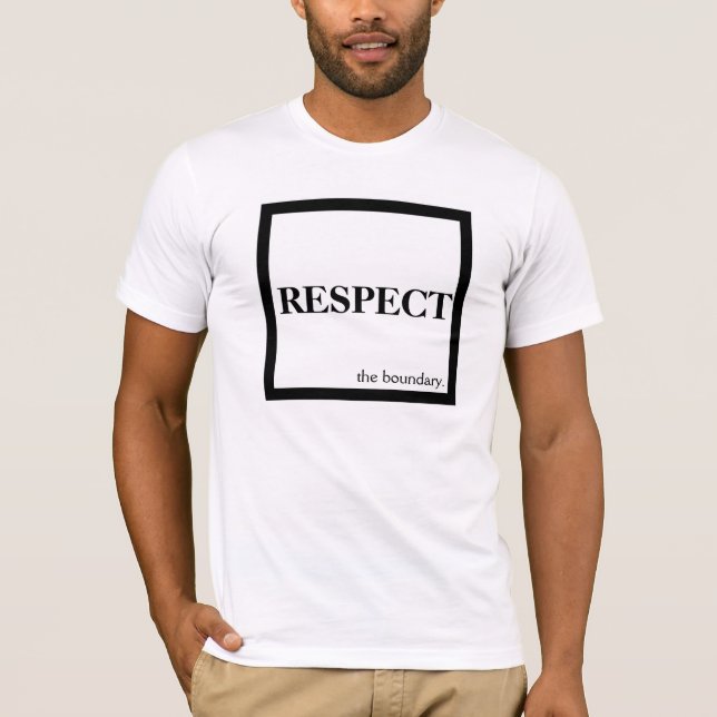 T-shirt Respectez la frontière (Devant)