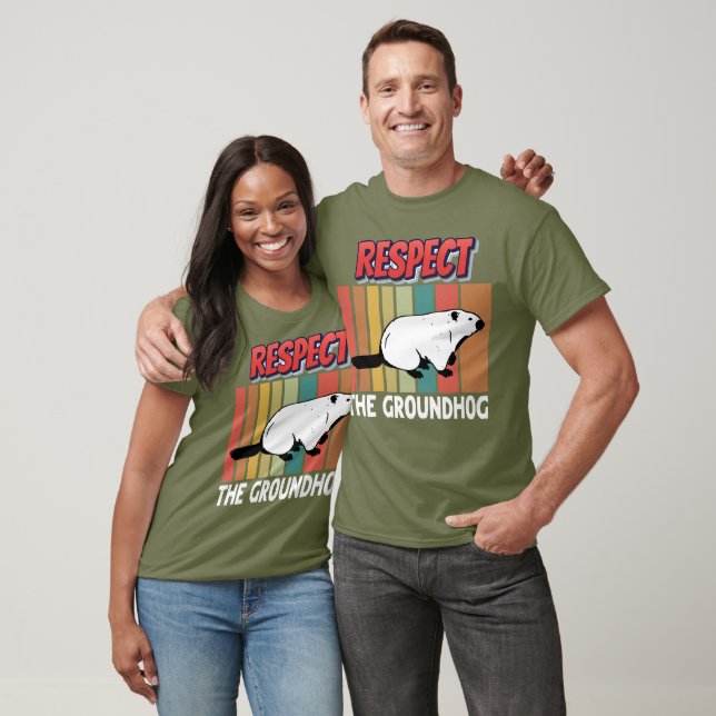 T-shirt Respectez la marmotte  (Unisexe)