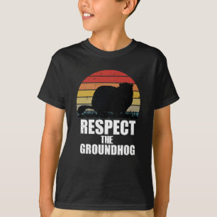 T-shirt Respectez la Marmotte – Création drôle pour le jou