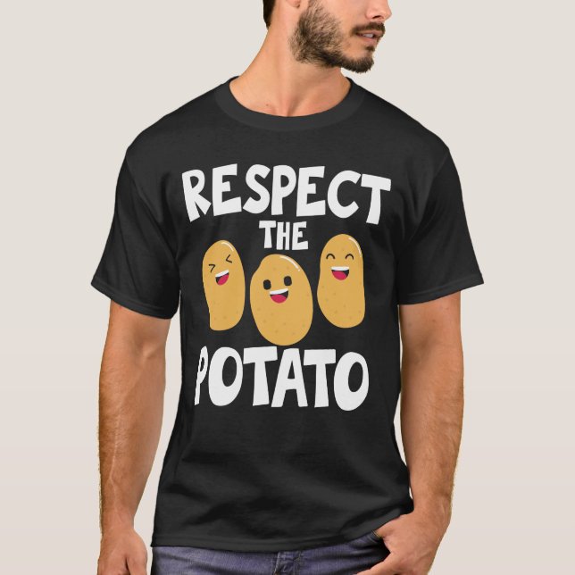 T-shirt Respectez La Pomme De Terre (Devant)