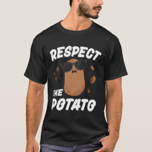 T-shirt Respectez La Pomme De Terre Pour Les Légumes
